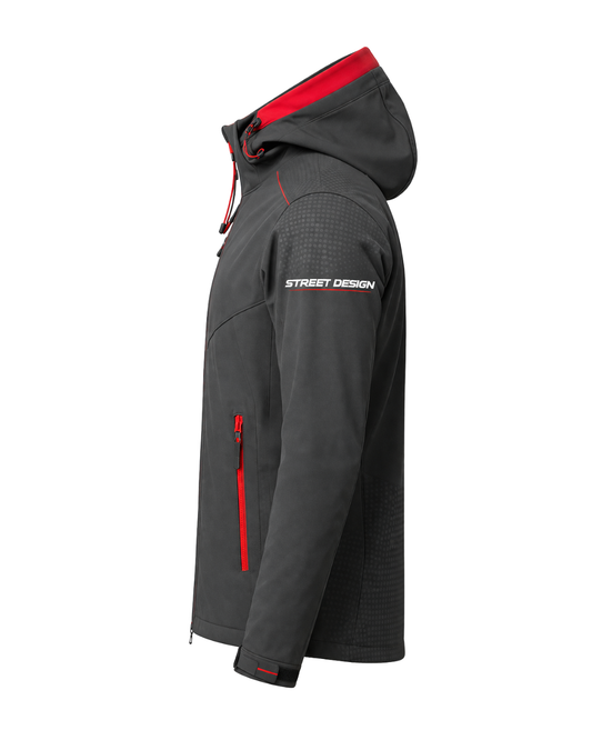 Street Design Hooded Softshell Jacket – SD1-016
