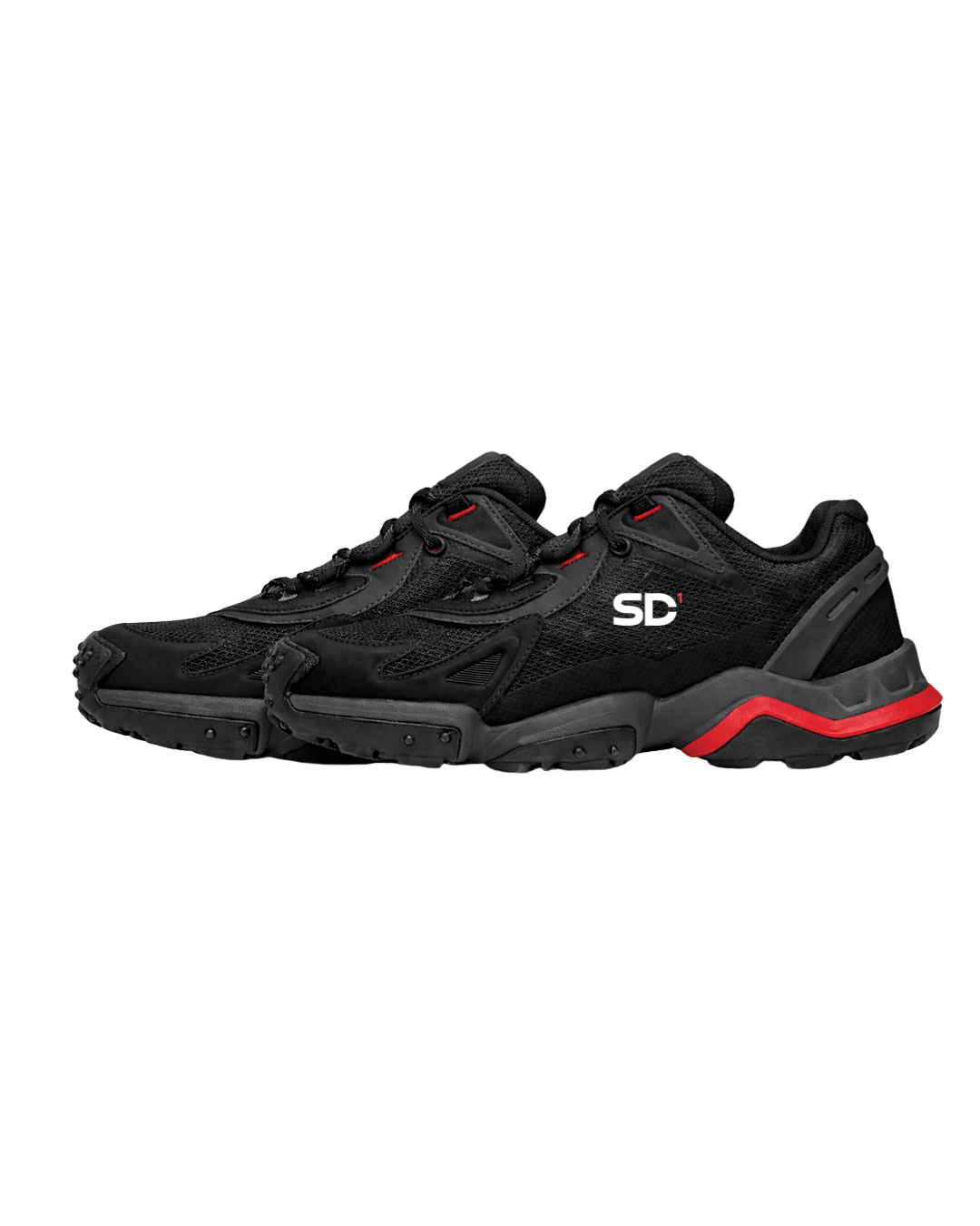 Street Design Performance Sneakers Black/Red – SD1-013